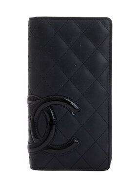 Chanel Cambon Yen Wallet in Black